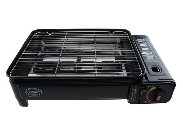 Portabel gassgrill i koffert